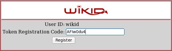 WiKID reg code